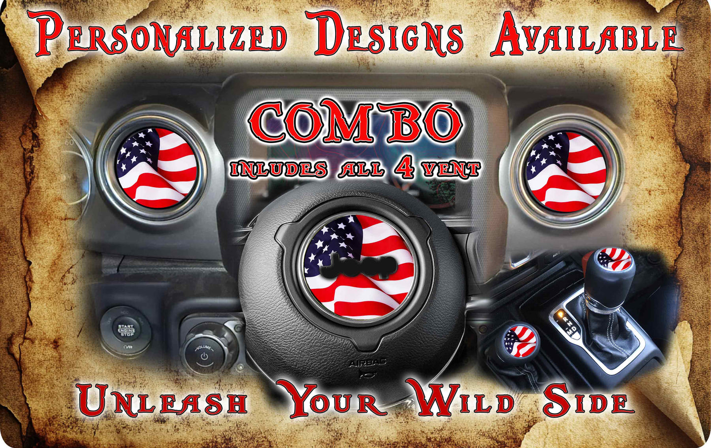 USMC Steering wheel decal 240