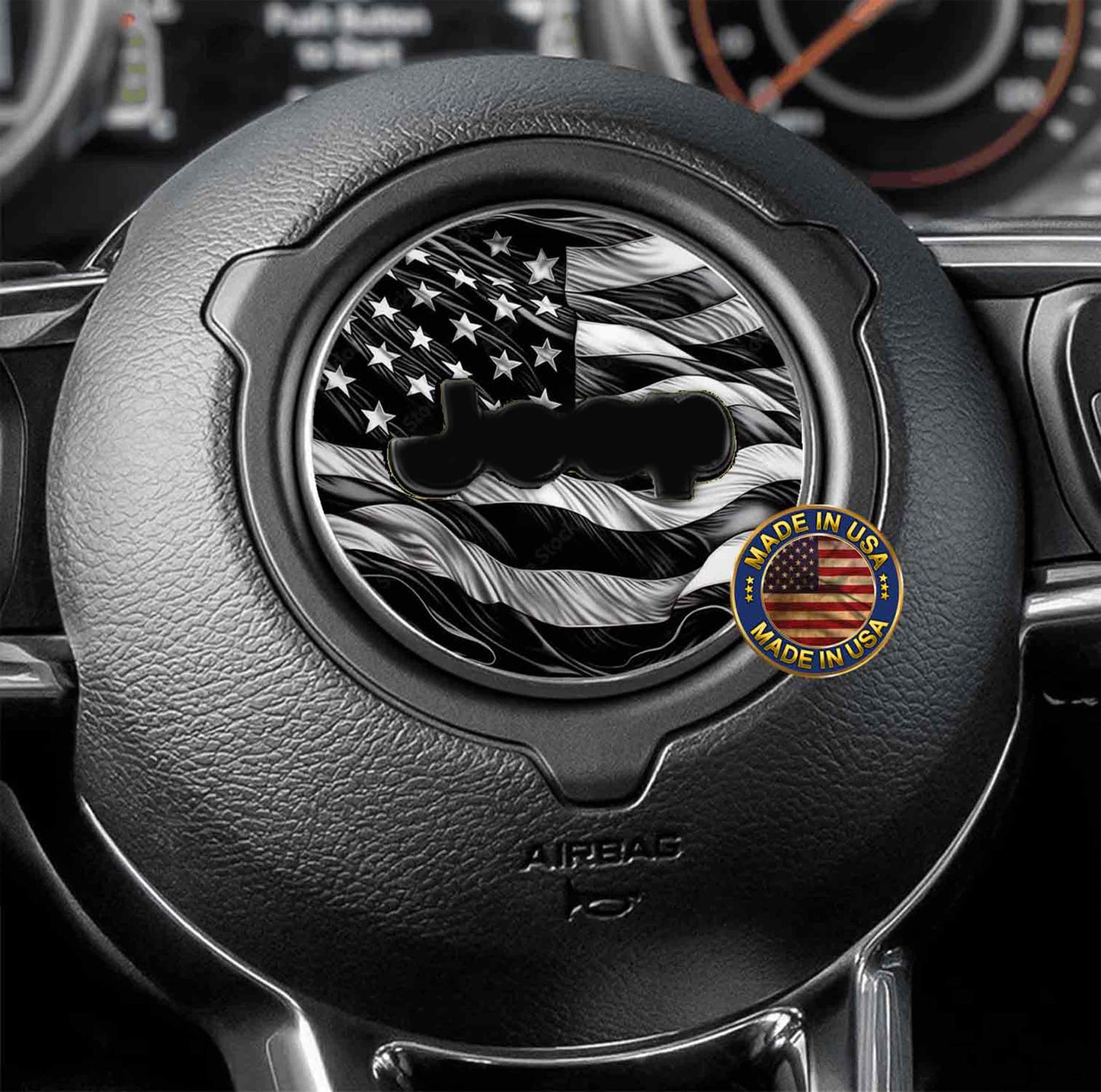 American flag fender vent decal for the JL or JT 2018 or newer 139