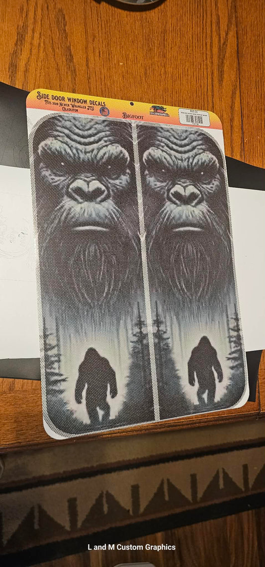 Side door window decal bigfoot 212