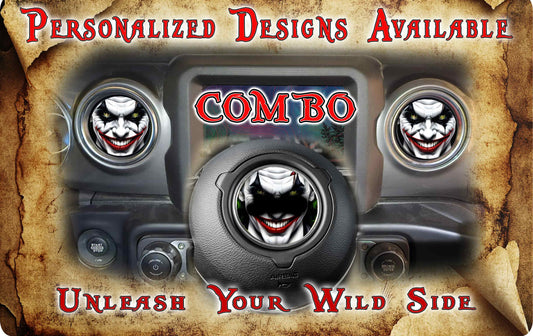 Steering wheel decal Jokers 170