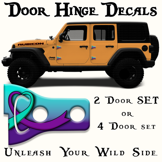 Suicide awareness Door hinge decals 62