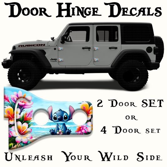 Stitch Door hinge decals 74