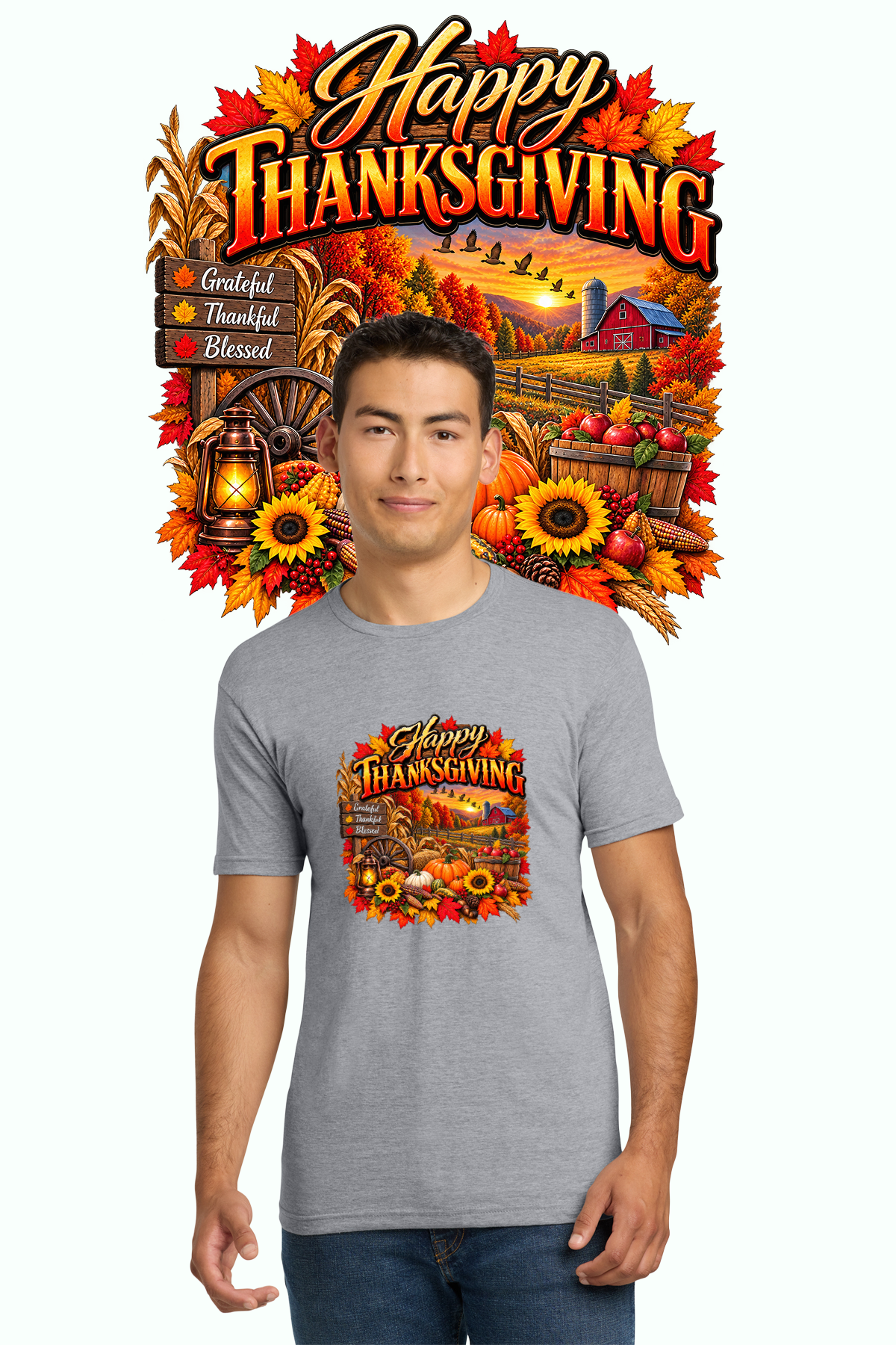 Happy Thanksgiving Harvest T-Shirt