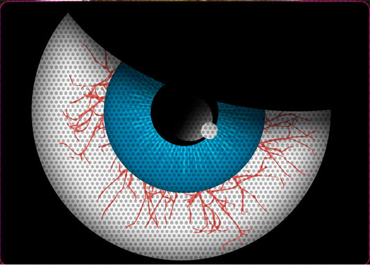 blood shot Eye decals for YJ or 5x7 headlights