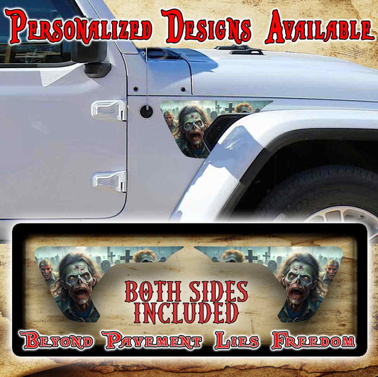 zombie fender vent for the JL or JT 2018 or newer 112