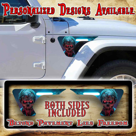 zombie fender vent for the JL or JT 2018 or newer 113