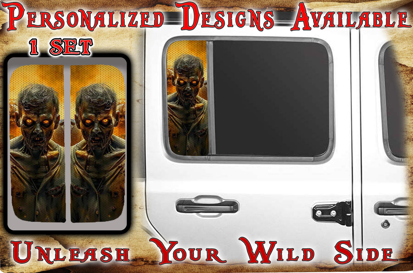 Side door window zombie 133