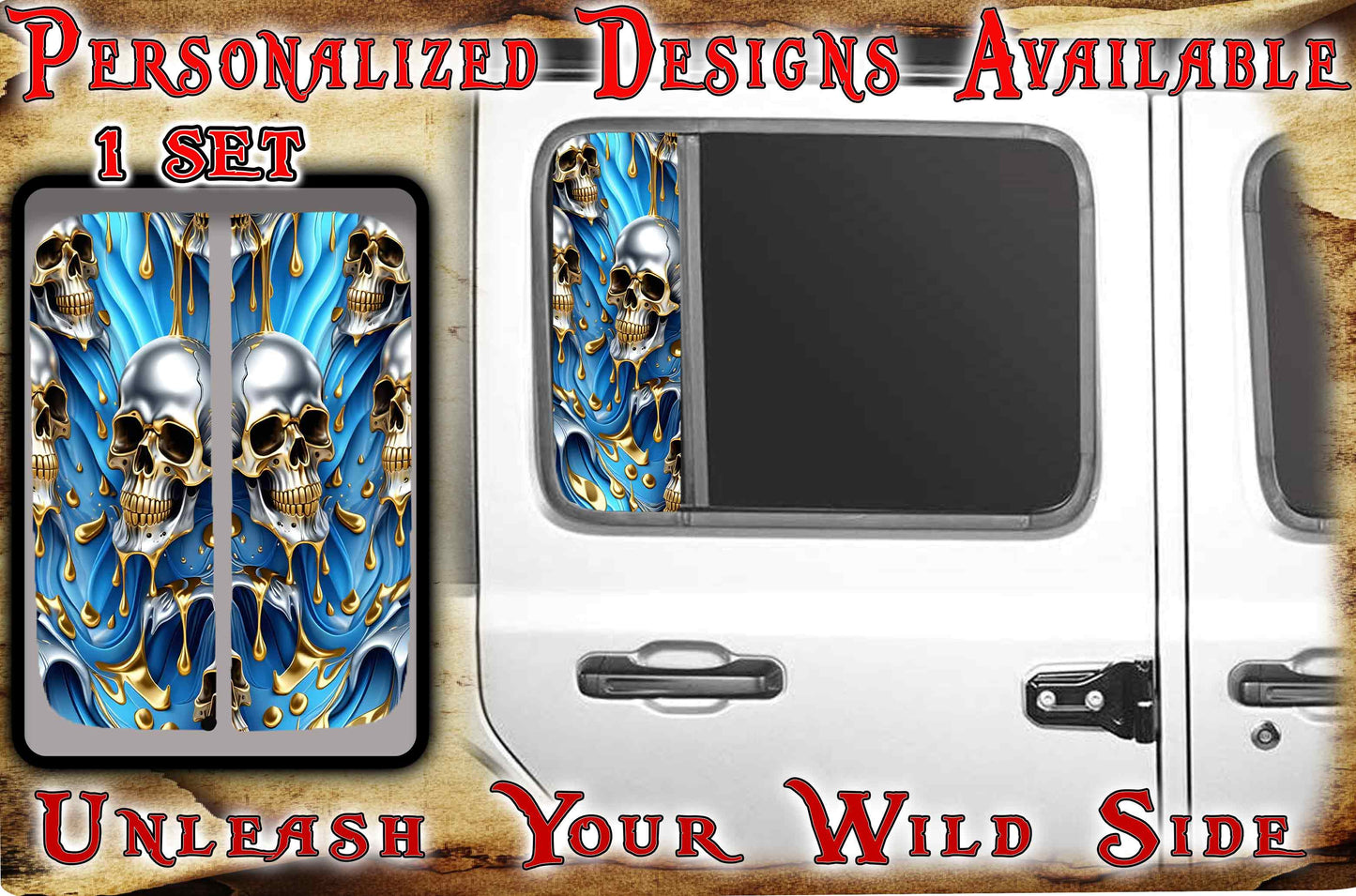 Skull Side door window 206