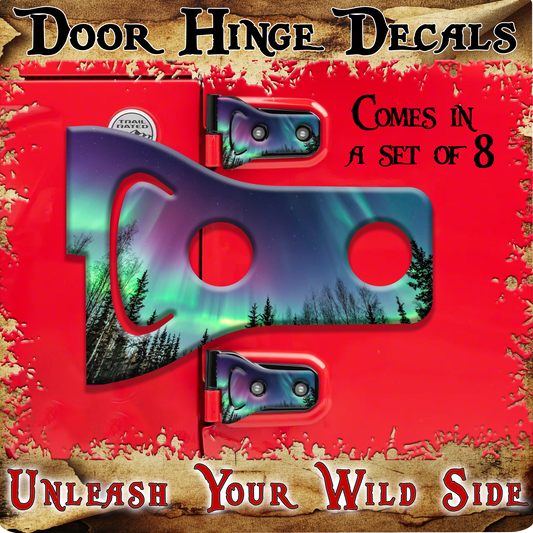 Northern lights Door hinge decals 21