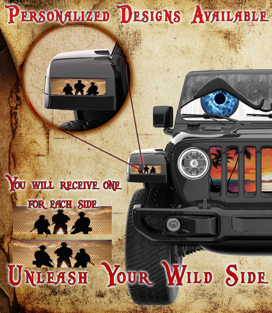 3 Soldiers Jl and Gladiator Turn signal decal 35