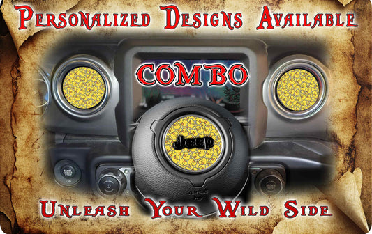 Steering wheel decal Ducks 208