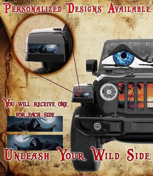 grim reaper Jl and Gladiator Turn signal decal 18