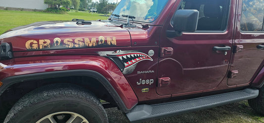 Shark mouth fender vent for the JL or JT 2018 or newer