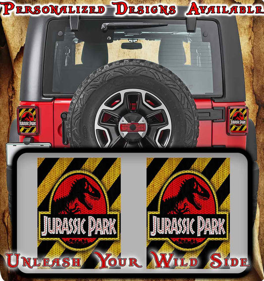 Dino park Taillight cover decal 69