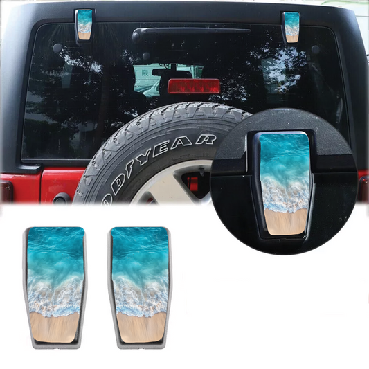 Beach Rear liftgate hinge overlay decal 6