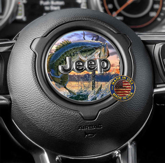 Jumping Bass fender vent decal for the JL or JT 2018 or newer