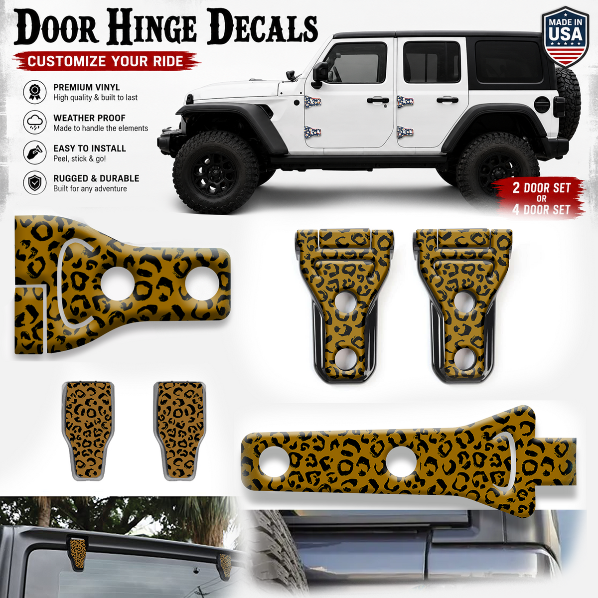Leopard print hinge bundle 72
