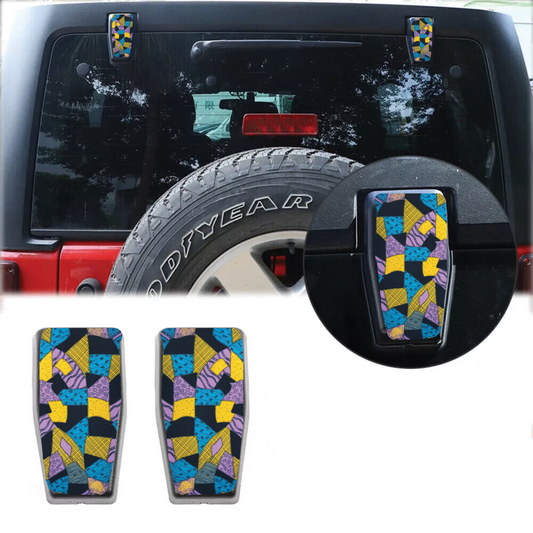 Sallys dress pattern Rear liftgate hinge overlay decal 73