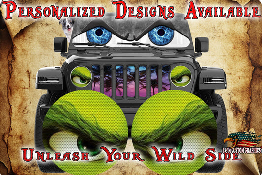 Grinch eye for a round headlight. 97