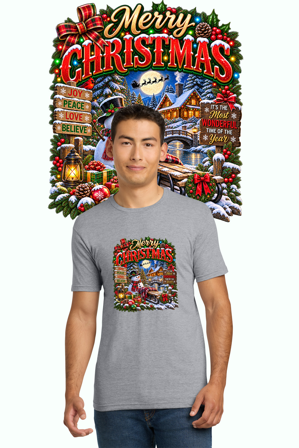 Merry Christmas Holiday T-Shirt