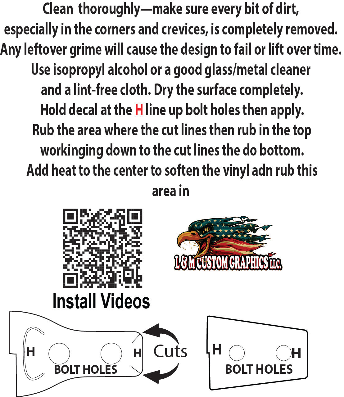 Northern lights hood hinge decals 21
