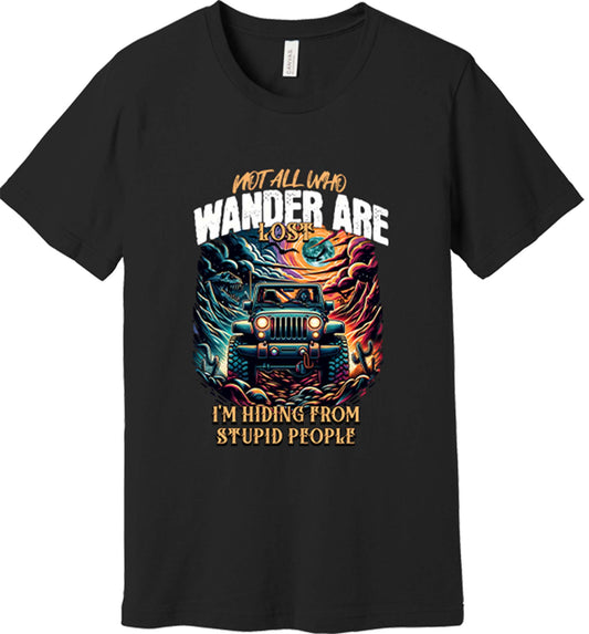 Not all who wander are lost