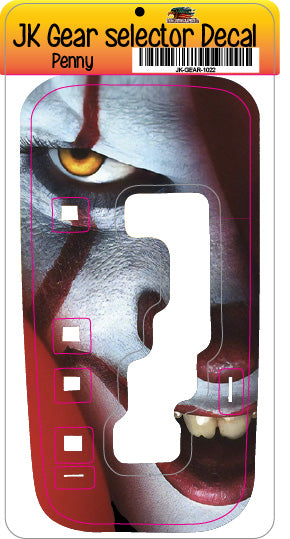 Penny JK Shifter decal