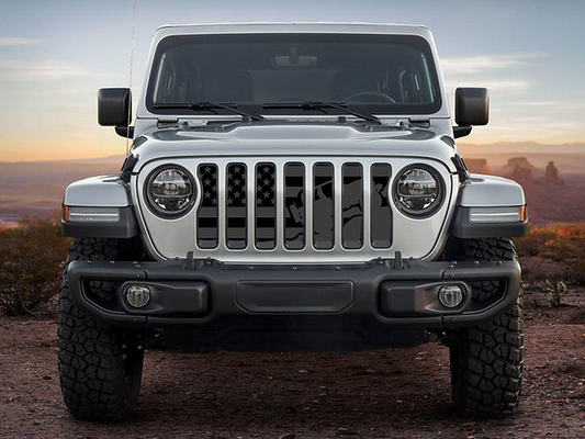 Dark Grey Crawler Flag grill insert