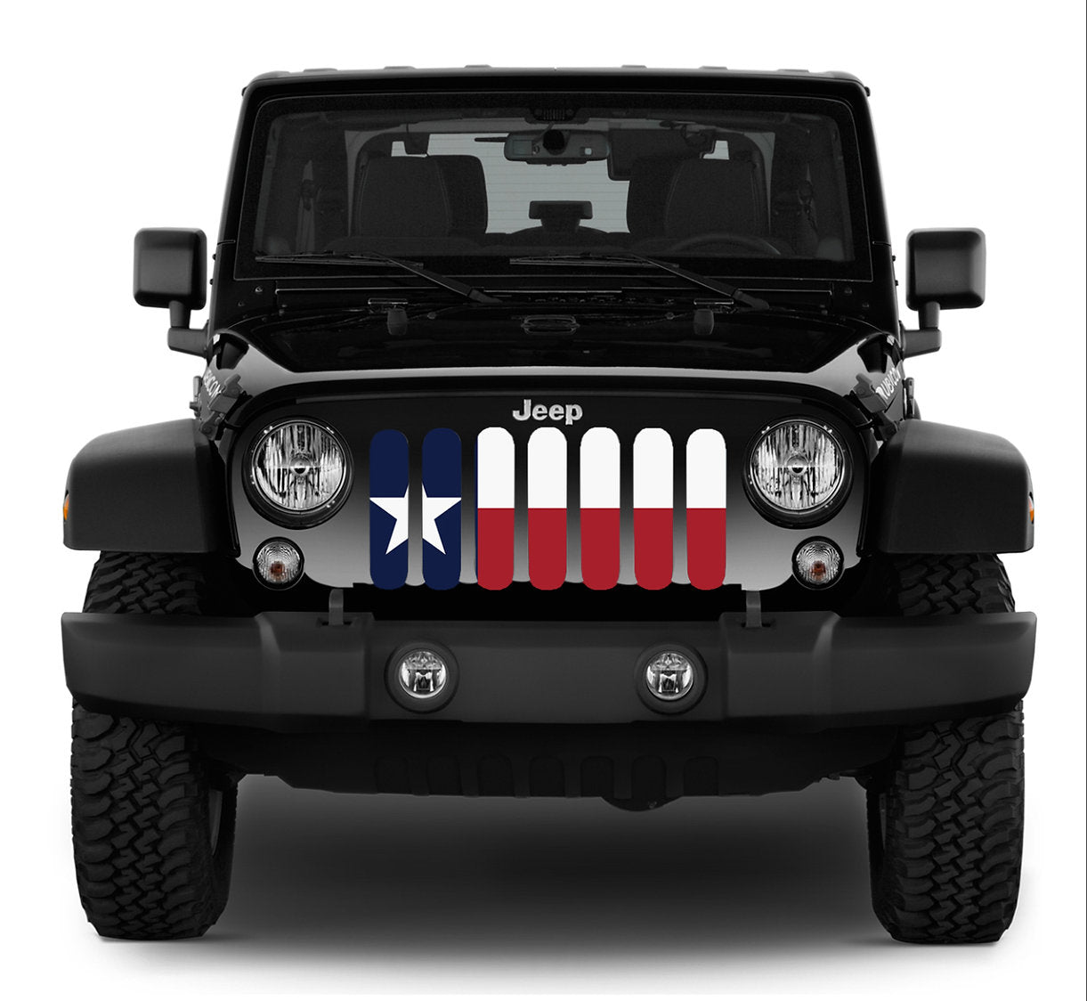 Texas flag grill insert