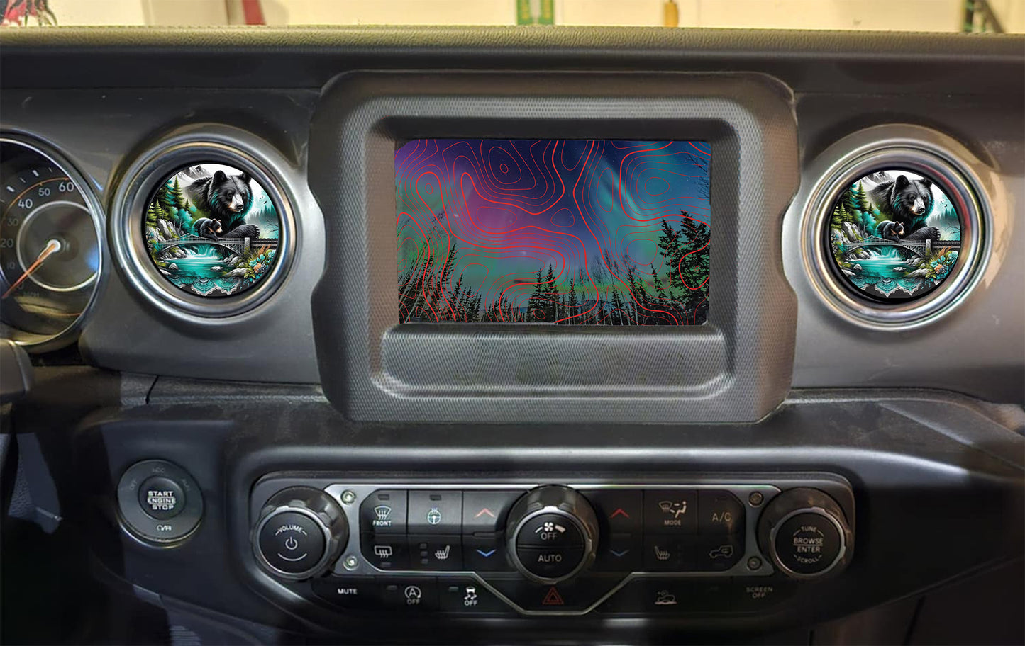 Inside vent decals Bear 2