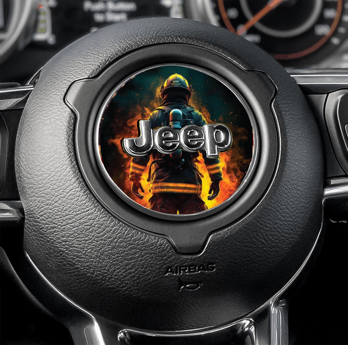 Firefighters JK fender Decals fits 2007-2018