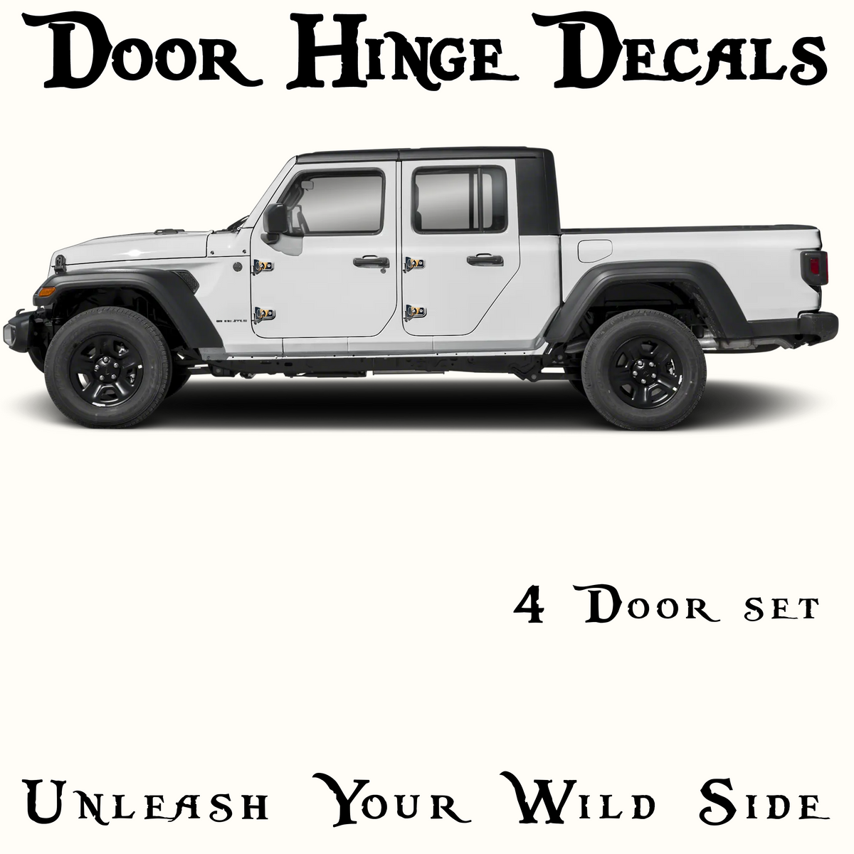 Red camo Door hinge decals 84