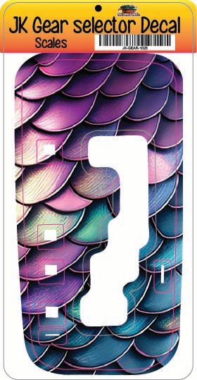 Scales JK Shifter decal