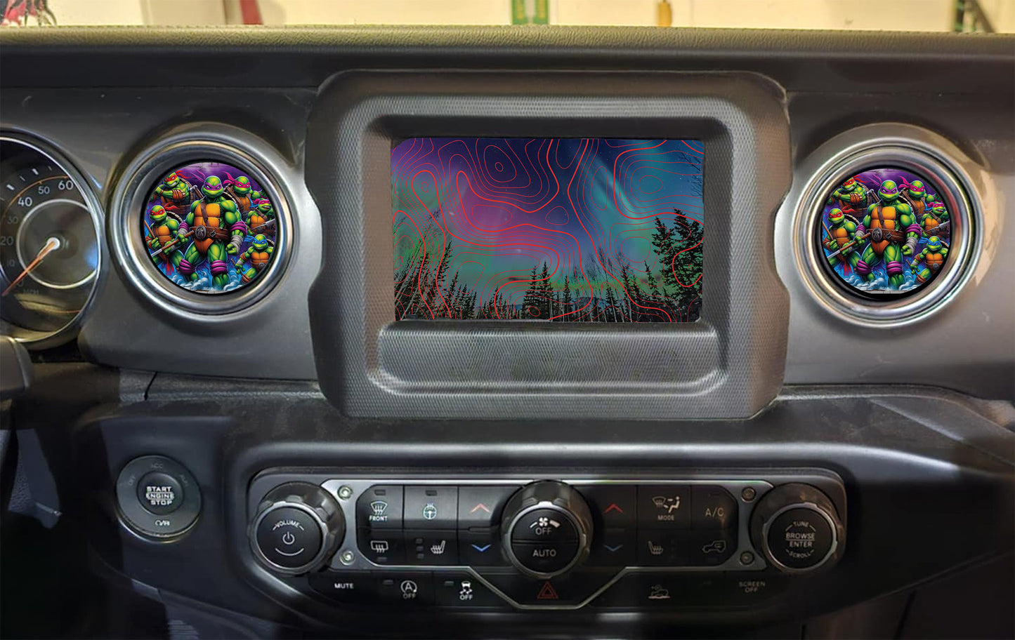 Inside vent decals Teenage turtle 2