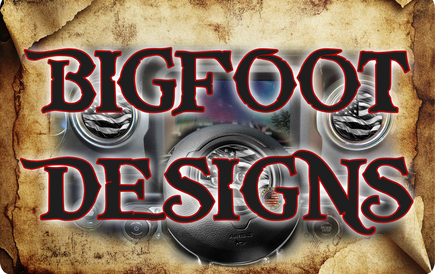 steering wheel and vent bigfoot