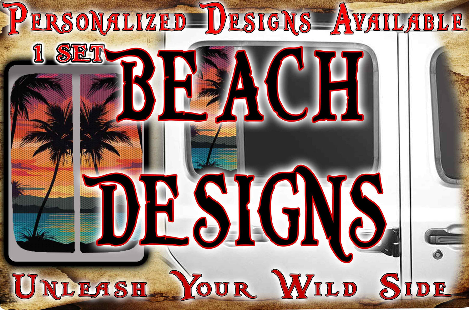 Side door windows Beach