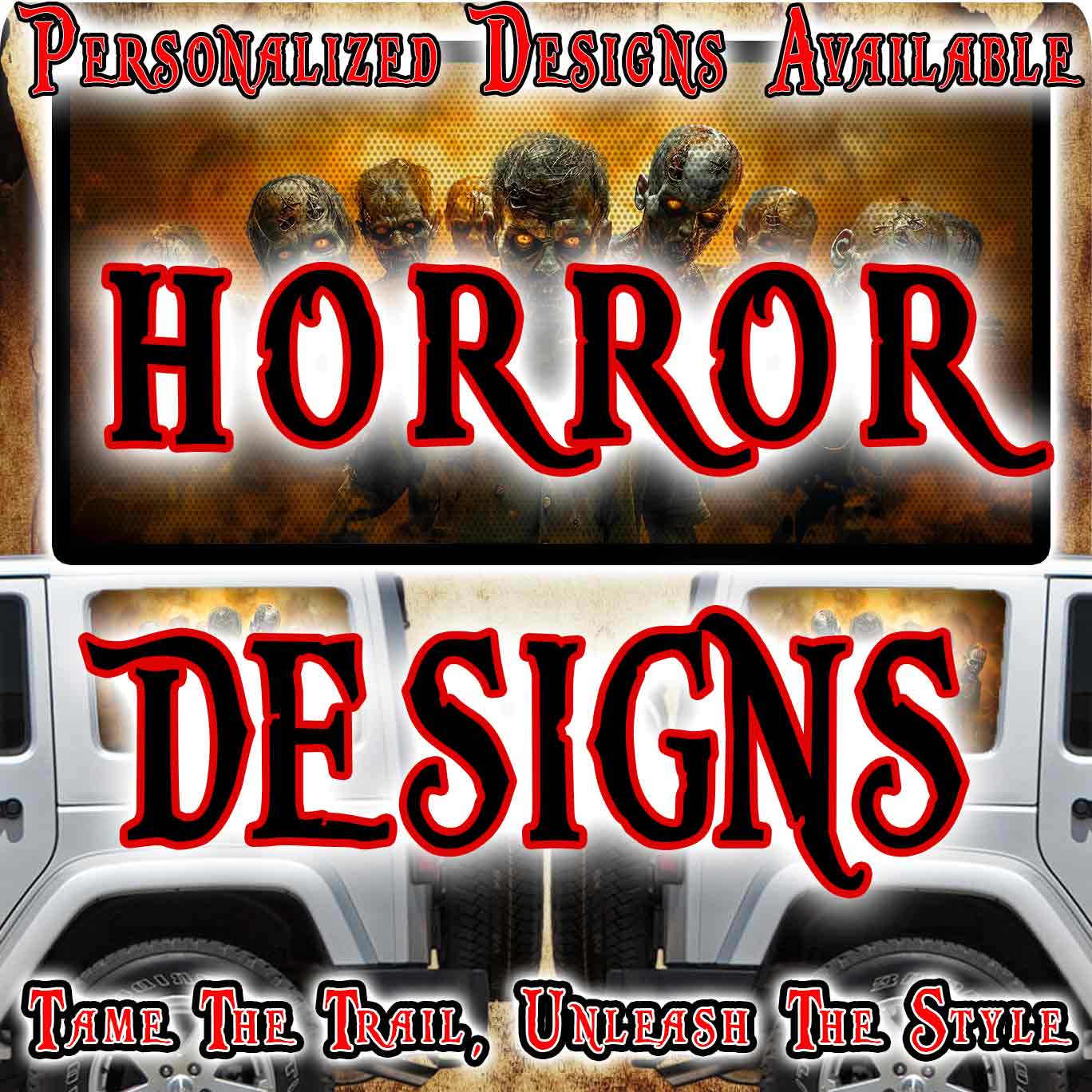 Rear side window wrap Other horror