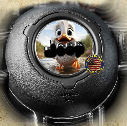 Steering wheel decal duck decal 161
