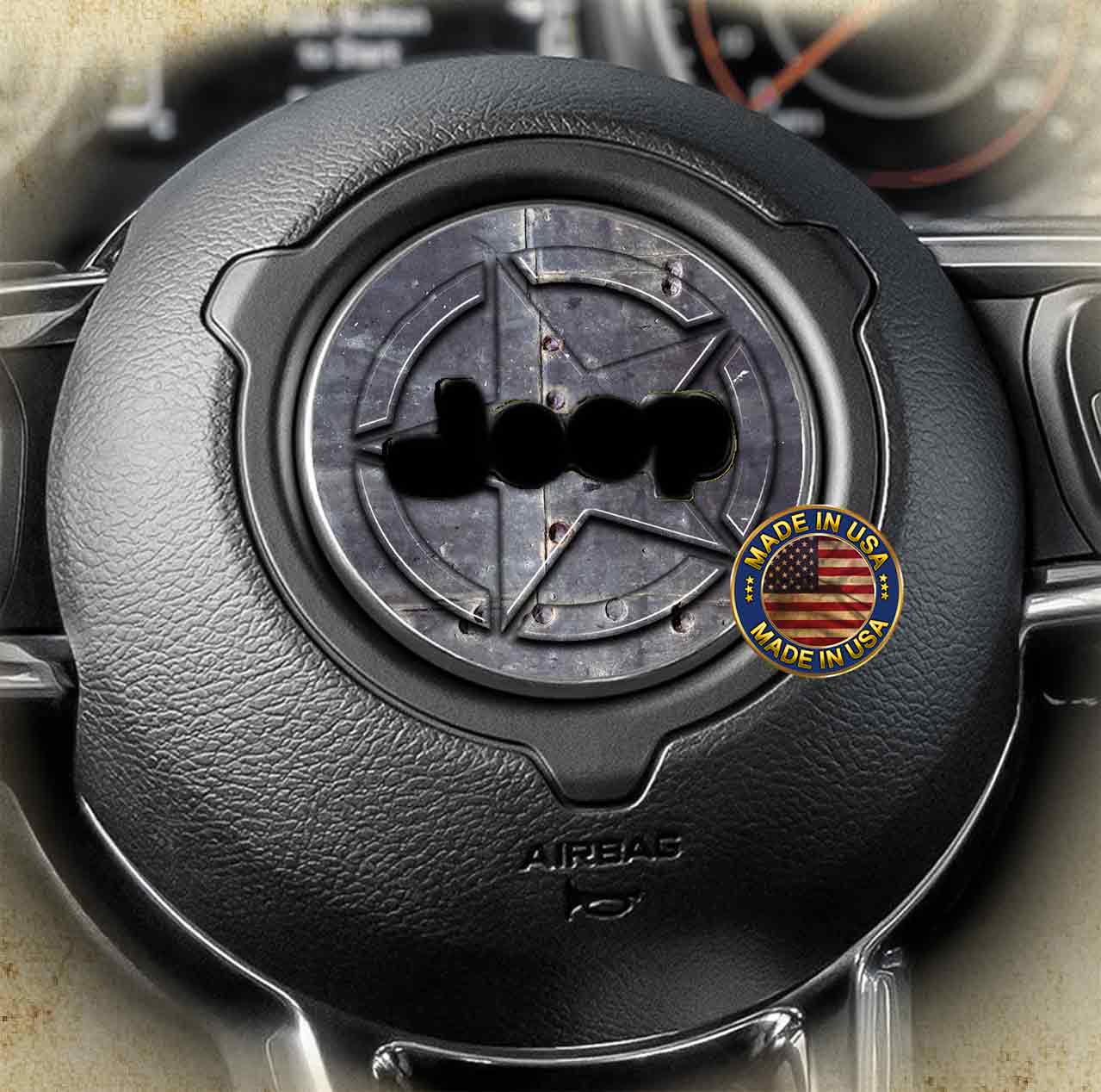 Oscar Mike Star Steering wheel decal 235