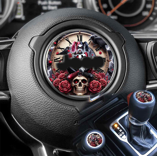 Steering wheel decal Harley Quin 165