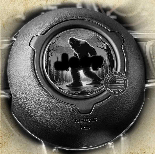Steering wheel decal bigfoot 143