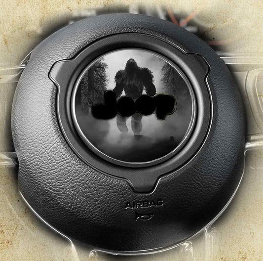 Steering wheel decal bigfoot 228