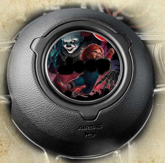 Steering wheel decal chuck 148