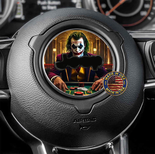 Steering wheel decal combo joker 118