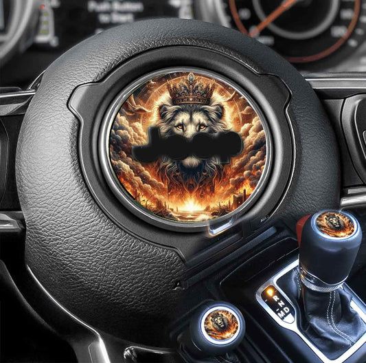 Steering wheel decal Lion 220