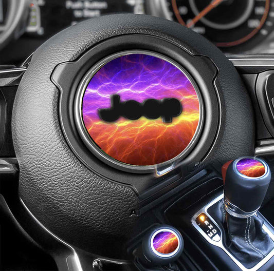 Steering wheel decal Lighting 221