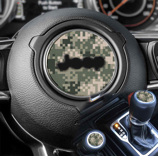 Steering wheel decal Camo 227