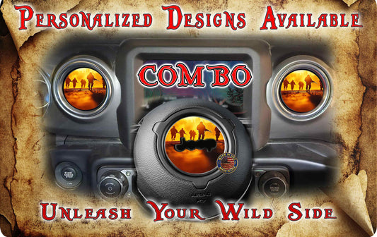 Soldiers Steering wheel decal 183