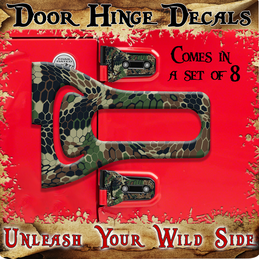 Camo Door hinge decals 10
