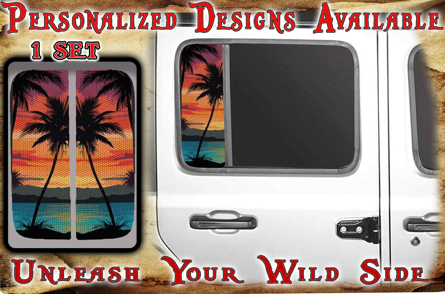 Palm Beach rear door window 199